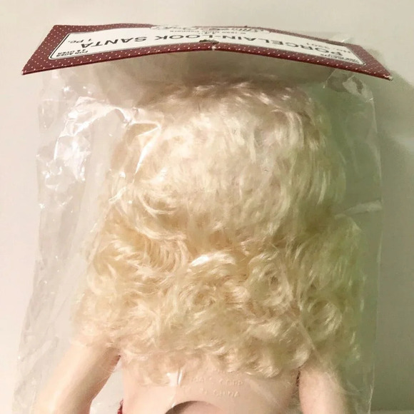 Vtg 1990 Fibre Craft Billie Peppers Porcelain Look Santa 14 Inch Plastic Doll - Picture 7 of 13